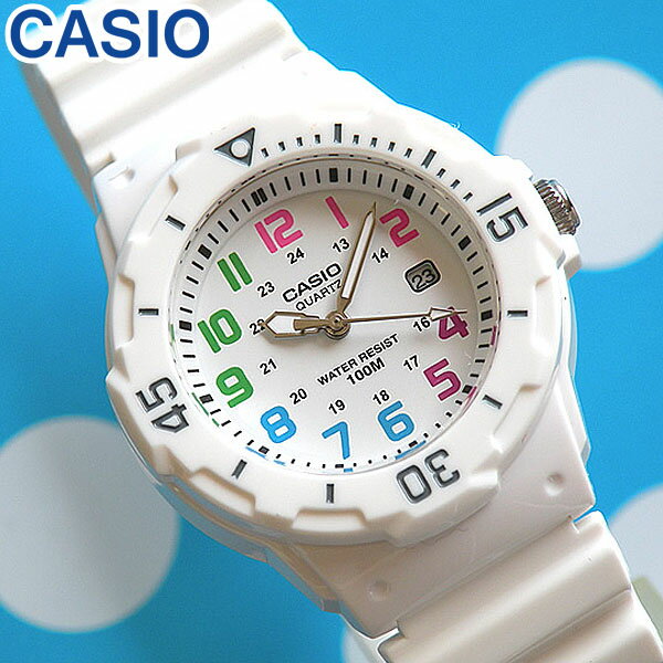 【3ヶ月保証】【専用BOXなし】CASIO チープカシオ チプカシ スタンダード 腕時計 防水 キッズ 子供 ウォッチ 男の子 女の子 時計 秒針 おしゃれ かわいい LRW-200H-7B 海外モデル 白 ホワイト レディース カジュアル 誕生日 女性 ギフト プレゼント