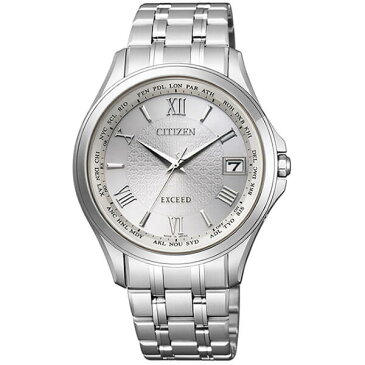 シチズン エクシード エコドライブ 電波 ソーラー電波時計 CB1080-52A CITIZEN citizen eco-drive EXCEED ユーロス 国内正規品 腕時計 ソーラー メンズ チタン シルバー 誕生日プレゼント 男性 彼氏 ギフト