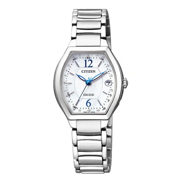 シチズン エクシード エコドライブ 電波 ソーラー電波時計 ティタニアライン ハッピーフライト ES9340-55W CITIZEN citizen eco-drive EXCEED 国内正規品 レディース 腕時計 ソーラー シルバー 誕生日プレゼント 女性 彼女 ギフト