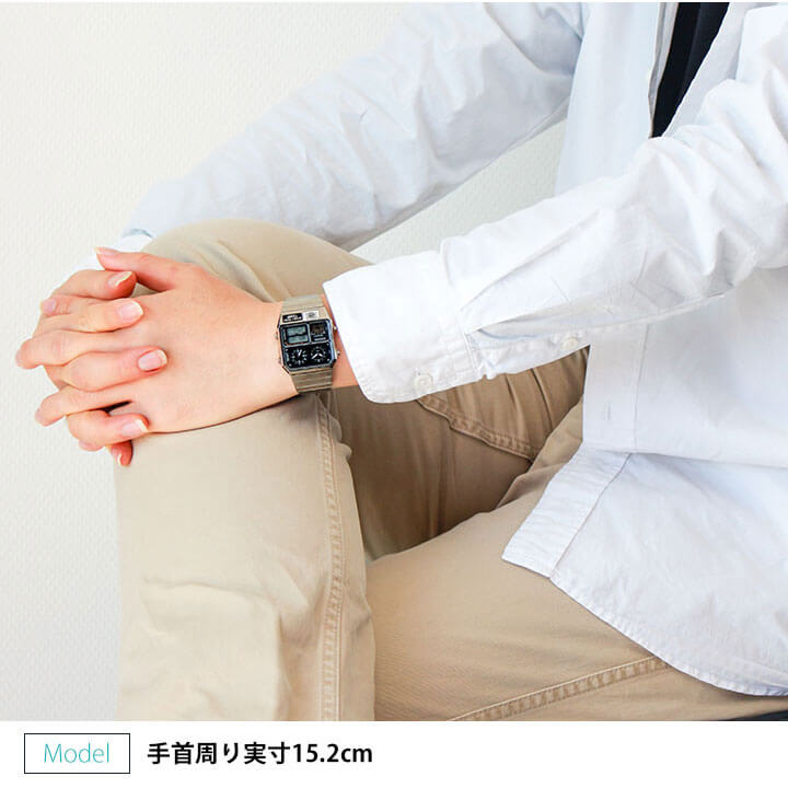 シチズンコレクション レコードレーベル アナデジテンプ 限定モデル 復刻 腕時計 メンズ メタル CITIZEN COLLECTION RECORD LABEL ANA-DIGI TEMP JG2101-78E シルバー 国内正規品 時計 誕生日プレゼント