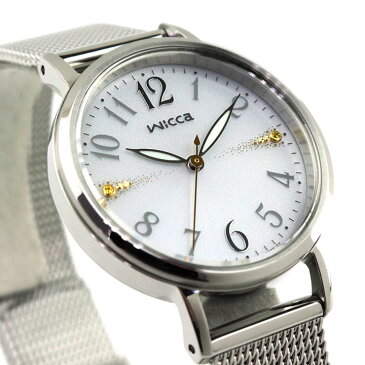 シチズン ウィッカ ソーラー 腕時計 レディース シルバー メタル KP5-115-11 CITIZEN wicca 国内正規品 女子 中学生 高校生 誕生日プレゼント 女性 彼女 友達 ギフト
