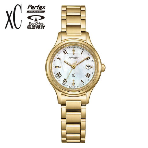 シチズン クロスシー CITIZEN xC Titania Happy hikari collection ES9492-57D 腕時計 エコドライブ電波 ソーラー電波 アナログ チタン メタル 軽量 ゴールド 金 黄色 イエロー 白蝶貝 国内正規品 レディース シチズン クロスシー CITIZEN xC Titania Happy hikari collection ES9492-57D 腕時計 エコドライブ電波 ソーラー電波 アナログ チタン メタル 軽量 ゴールド 金 黄色 イエロー 白蝶貝 国内正規品 レディース