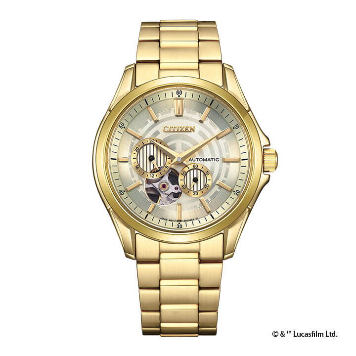 シチズン コレクション「STAR WARS」限定モデル「C-3PO」NP1013-53P 機械式 メカニカル 自動巻き アナログ メタル 金 ゴールド 国内正規品 メンズ CITIZEN COLLECTION