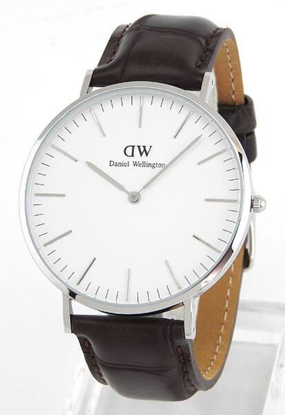 Daniel Wellington ダニエルウェリントン 40mm 0211DW 海外モデル メンズ レディース 腕時計 北欧 男女兼用 ユニセックス 革ベルト レザー 銀 シルバー ペア バレンタイン ホワイトデー お返し 誕生日プレゼント 女性 彼女 女友達 ギフト ギフト格安通販　バレンタイン　人気　ランキング
