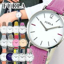 訳あり FURLA フルラ 腕時計 レディース ラウンド GIADA ジャーダ 時計 革ベルト レザー ナイロン アナログ パープル 紫 青 グレー ピンク イ...
