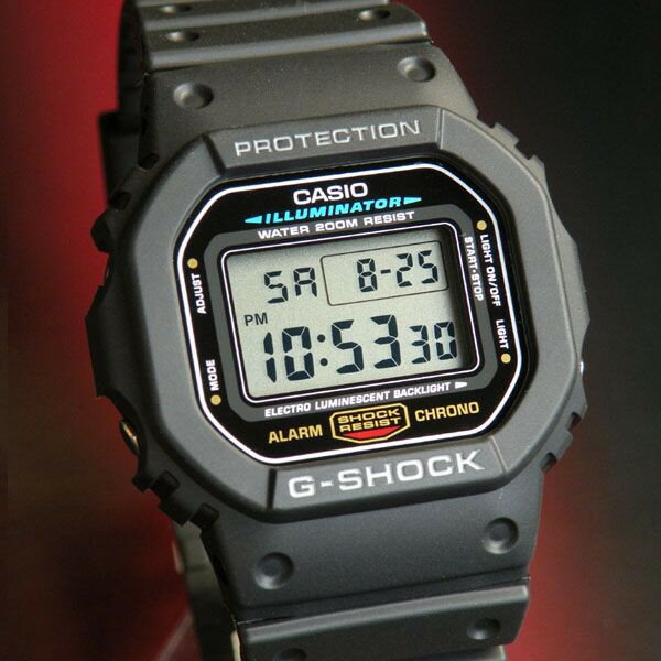 BOX訳あり G-SHOCK Gショック ジーショック 腕時計 メンズ 時計 防水 カジュアル 5600 ORIGIN スクエア 黒 ブラック デジタル スピード DW-5600E-1V 四角 海外モデル 中学生 高校生 誕生日プレゼント 男性 彼氏 旦那 夫 友達 ギフト CASIO カシオ