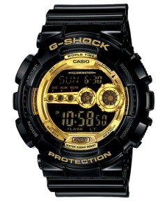 CASIO カシオ G-SHOCK Gショック ジーショック GD-100GB-1JF 国内正規品 Black×Gold Series ブラック×ゴールドシリーズ 黒 メンズ 腕時計 時計 G-SHOCK Gショック ジーショックスポーツ 誕生日プレゼント 男性 バレンタイン ギフト