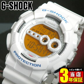 BOX訳あり CASIO カシオ Gショック ジーショック G-SHOCK メンズ 腕時計 GD-100SC-7 白 ホワイト デジタル スポーツ 商品到着後レビューを書いて3年保証 誕生日プレゼント 男性 卒業祝い 就職祝い 男性 プレゼント ギフト