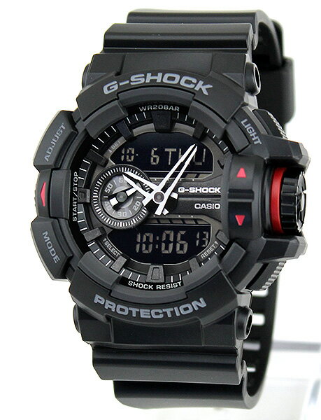CASIO カシオ G-SHOCK Gショック ジーショック GA-400-1B 海外モデル メンズ 腕時計 防水 ウォッチ ウレタン バンド 多機能 カジュアル アナログ デジタル 黒 ブラック ビックフェイス バレンタイン 誕生日プレゼント 男性 彼氏 旦那 夫 社会人 友達 ギフト格安通販　バレンタイン　人気　ランキング