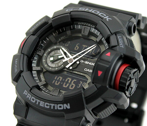 CASIO カシオ G-SHOCK Gショック ジーショック GA-400-1B 海外モデル メンズ 腕時計 防水 ウォッチ ウレタン バンド 多機能 カジュアル アナログ デジタル 黒 ブラック ビックフェイス バレンタイン 誕生日プレゼント 男性 彼氏 旦那 夫 社会人 友達 ギフト格安通販　バレンタイン　人気　ランキング