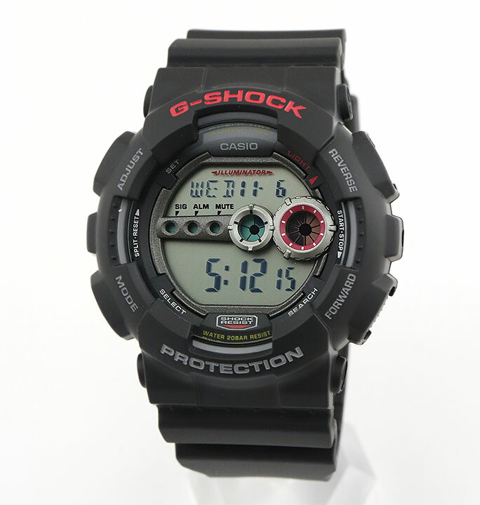 CASIO カシオ G-SHOCK Gショック ジーショック gshock GD-100-1A海外モデル 腕時計 メンズ 時計 多機能 防水 カジュアル デジタル ブラック 黒スポーツ バレンタイン 誕生日プレゼント 男性 彼氏 旦那 夫 社会人 友達 ギフト 見やすい格安通販　バレンタイン　人気　ランキング