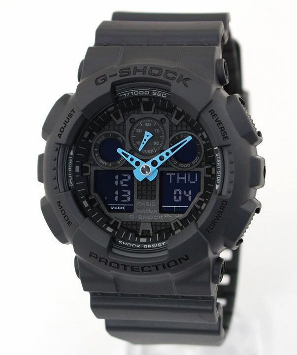 CASIO カシオ G-SHOCK Gショック GA-100C-8A 海外モデル 時計 メンズ 腕時計 新品 多機能 防水 カジュアル グレー アナログ デジタル アナデジ ビックフェイス バレンタイン 誕生日プレゼント 男性 彼氏 旦那 夫 社会人 友達 ギフト格安通販　バレンタイン　人気　ランキング