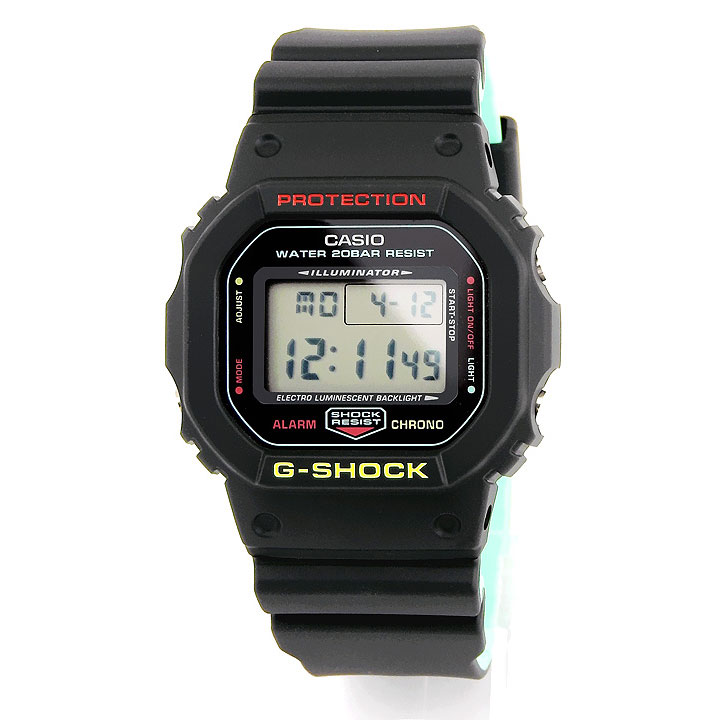 CASIO カシオ G-SHOCK Gショック ジーショック Breezy Rasta Color ブリージーラスタカラー DW-5600CMB-1 メンズ 腕時計 防水 多機能 デジタル スクエア 黒 ブラック 四角 海外モデル バレンタイン 誕生日プレゼント 男性 彼氏 旦那 夫 社会人 友達 ギフト 見やすい格安通販　バレンタイン　人気　ランキング