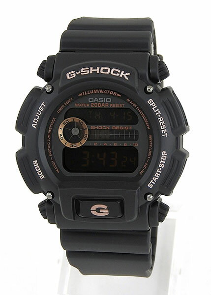 CASIO カシオ G-SHOCK Gショック ジーショック メンズ 腕時計 防水 ウレタン 多機能 クオーツ デジタル 黒 ブラック ピンクゴールド ローズゴールド DW-9052GBX-1A4 海外モデル バレンタイン 誕生日プレゼント 男性 彼氏 旦那 夫 社会人 友達 ギフト格安通販　バレンタイン　人気　ランキング
