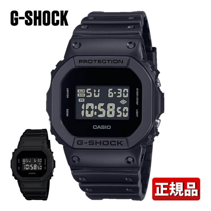 楽天加藤時計店　Gショック楽天市場店G-SHOCK Gショック ジーショック DW-5600BB-1JF DW-5600UBB-1JF ブラック オールブラック 黒 ORIGIN ソリッドカラーズ Solid Colors スクエア デジタル 四角 国内正規品 カシオ 腕時計 防水 時計 メンズ CASIO