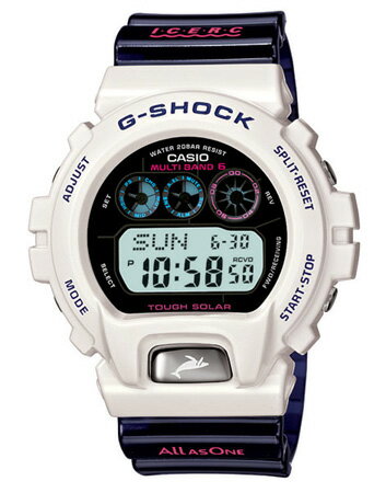 CASIO カシオ 防水 腕時計 時計 メンズ G-ショック GW-6900K-7JRホワイト×ネイビー LOVE THE SEA AND THE EARTH 2011年イルカ・クジラモデル タフ ソーラー 電波時計 電波 ソーラー デジタル G-SHOCKスラッシャー 誕生日プレゼント 男性 バレンタイン ギフト