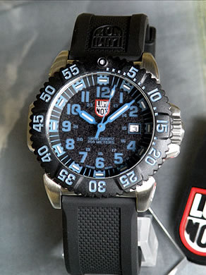 LUMINOX ルミノックス Navy SEALs ネイビーシールズ ラバー ベルト 3153 COLOR MARK SS カラーマークシリーズ ブルー 青 ミリタリーメンズ 腕時計 時計 誕生日プレゼント 男性 バレンタイン ギフト