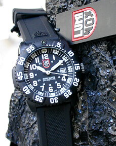 LUMINOX ルミノックス バーゼルモデル 3051 海外モデル カラーマークシリーズ 3050シリーズ Navy SEALs ネイビーシールズ ラバーベルト 黒 ブラック 軽量 ミリタリー メンズ 腕時計 誕生日プレゼント 男性 バレンタイン ギフト
