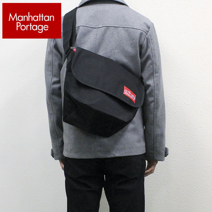 Manhattan Portage マンハッタンポーテージ CASUAL MESSENGER カジュアル メッセンジャーバッグ メンズ レディース かばん カバン 鞄 ショルダーバッグ 斜めがけ 黒 ブラック 男女兼用 旅行 買い物 デート ママ おしゃれ 誕生日プレゼント 男性 女性 ギフト