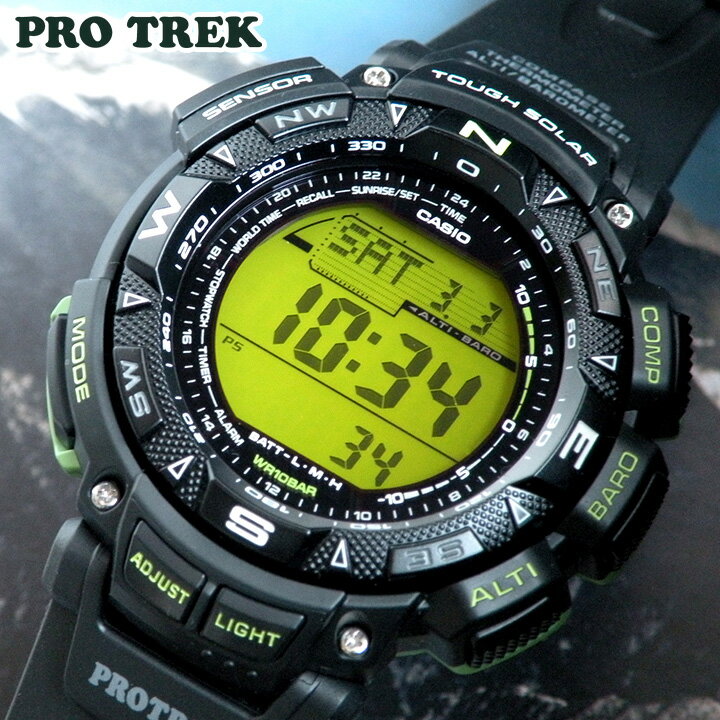 楽天市場】CASIO PROTREK PRO TREK カシオ プロトレック 腕時計 時計 カシオプロトレック 海外モデル PRG-240-1B 誕生日プレゼント バレンタイン ギフト(加藤時計店 Gショック楽天市場店) | みんなのレビュー·口コミ