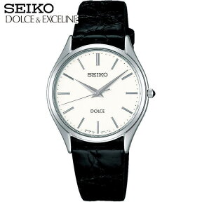 【お取り寄せ】セイコー ドルチェ&エクセリーヌ 腕時計 SEIKO DOLCE & EXCELINE メンズ サイドワニ革ベルト SACM171 国内正規品 フォーマル 誕生日プレゼント 男性 卒業祝い 就職祝い 男性 プレゼント 彼氏 旦那 夫 友達 ギフト 見やすい