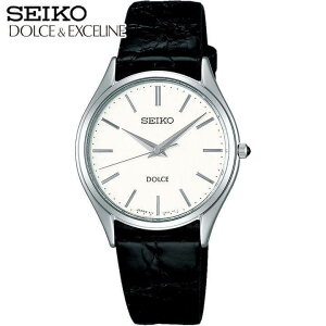 セイコー ドルチェ&エクセリーヌ 腕時計 SEIKO DOLCE & EXCELINE メンズ サイドワニ革ベルト SACM171 国内正規品 フォーマル 商品到着後レビューを書いて7年保証 バレンタイン 誕生日プレゼント 男性 彼氏 旦那 夫 社会人 友達 ギフト 見やすい