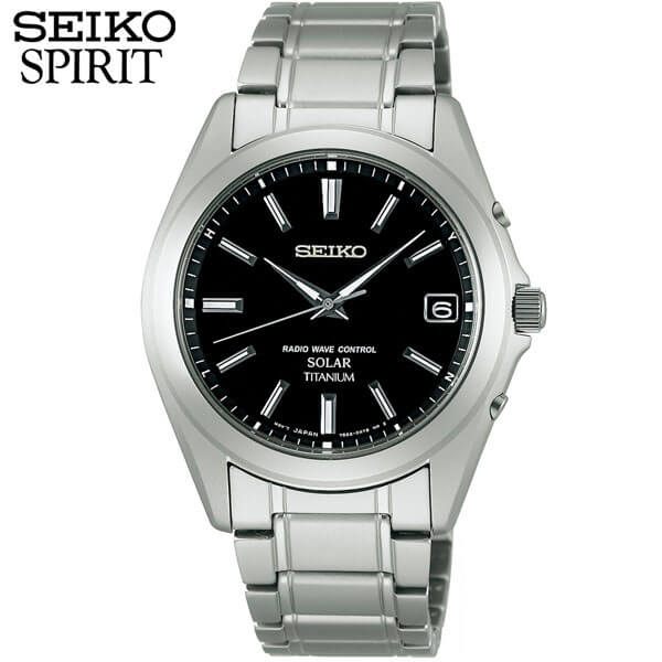 セイコー セレクション スピリット 腕時計 SEIKO SELECTION SPIRIT メンズ チタン 電波ソーラー ソーラー 電波 SBTM217 国内正規品 メタル アナログ 黒 ブラック バレンタイン 誕生日プレゼント 男性 彼氏 旦那 夫 友達 ギフト