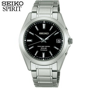 【お取り寄せ】セイコー セレクション スピリット 腕時計 SEIKO SELECTION SPIRIT メンズ チタン 電波ソーラー ソーラー 電波 SBTM217 国内正規品 メタル アナログ 黒 ブラック 誕生日プレゼント 男性 卒業祝い 就職祝い 男性 プレゼント 彼氏 旦那 夫 友達 ギフト