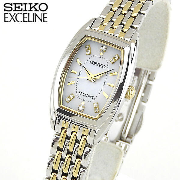 セイコー ドルチェ & エクセリーヌ SEIKO DOLCE & EXCELINE SWCQ089 国内正規品 レディース 腕時計 ウォッチ ダイヤ メタル バンド ソーラー 金 ゴールド 銀 シルバー 女子 中学生 高校生 誕生日プレゼント 女性 彼女 友達 ギフト