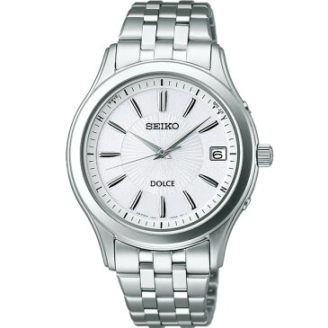 セイコー ドルチェ&エクセリーヌ 腕時計 SEIKO DOLCE & EXCELINE メンズ ソーラー電波 SADZ123 国内正規品 ウォッチ メタル バンド 白 ホワイト シルバー 誕生日 男性 ギフト プレゼント 見やすい