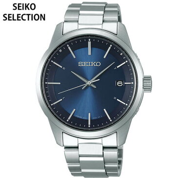 SEIKO セイコー セイコーセレクション SBTM253 メンズ 腕時計 メタル 電波ソーラー アナログ ブルー 銀 シルバー 国内正規品 商品到着後レビューを書いて7年保証 誕生日 男性 ギフト プレゼント