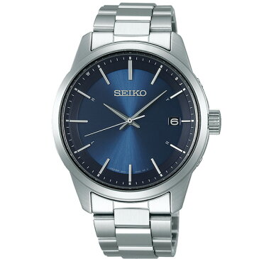 SEIKO セイコー セイコーセレクション SBTM253 メンズ 腕時計 メタル 電波ソーラー アナログ ブルー 銀 シルバー 国内正規品 商品到着後レビューを書いて7年保証 誕生日 男性 ギフト プレゼント