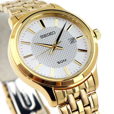 SEIKO セイコー 海外SEIKO レディース 腕時計 メタル カレンダー クオーツ アナログ 金 ゴールド 銀 シルバー スタイリッシュ おしゃれ 女子 中学生 高校生 誕生日プレゼント 女性 彼女 友達 ギフト SUR646P1 海外モデル