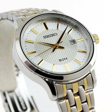 SEIKO セイコー 海外SEIKO レディース 腕時計 メタル カレンダー クオーツ 金 ゴールド 銀 シルバー SUR647P1 女子 中学生 高校生 誕生日プレゼント 女性 彼女 友達 ギフト 海外モデル