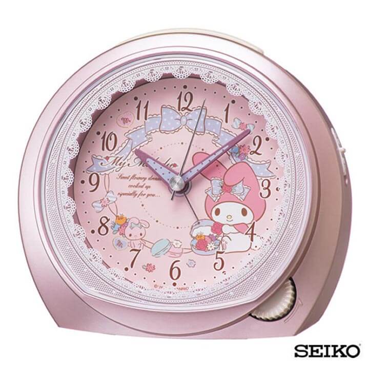 SEIKO セイコークロック キャラクター マイメロディ CQ143P 国内正規品 目覚まし 目覚し めざまし 置き時計 サンリオ かわいい ピンク 誕生日プレゼント 子供 キッズ 卒園祝い 入学祝い 誕生日プレゼント 子供 女の子 小学生 小学校