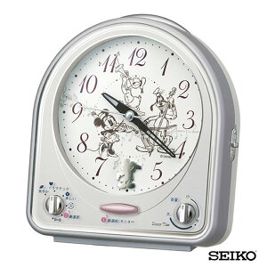 SEIKO セイコークロック キャラクター ミッキー＆フレンズ FD464S 国内正規品 目覚まし めざまし 目覚し 置時計 メロディー アラーム スヌーズ キッズ かわいい 卒園祝い 入学祝い 誕生日プレゼント 子供 女の子 小学生 小学校 中学生