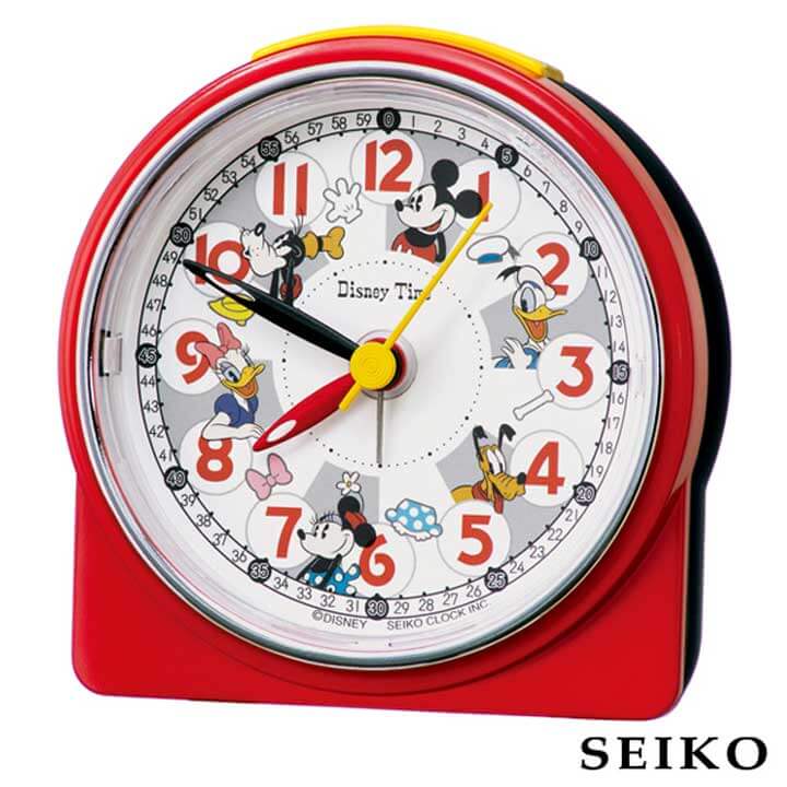 SEIKO セイコークロック 国内正規品 FD480R キッズ ミッキー&フレンズ Disney 目覚まし キャラクター 目覚し めざまし 置時計 かわいい 卒園祝い 入学祝い 誕生日プレゼント 子供 男の子 女の子 クリスマスプレゼント 小学生 小学校