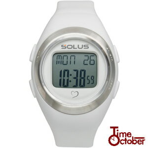 SOLUS Leisure 800 ソーラス 多機能 運動 ダイエット 腕時計レディース メンズ 時計 01-800-202 ホワイト×無地 ランニング スポーツ 健康 トレーニング ウォーキングスポーツバレンタイン ホワイトデー お返し 誕生日プレゼント 男性 彼氏 旦那 女性 彼女 友達 ギフト