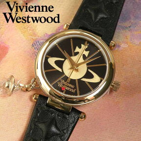 Vivienne Westwood VV006BKGD ヴィヴィアン・ウエストウッド Orb オーブ ブラック×ゴールド レディース 腕時計時計 ビビアンウエストウッド 誕生日プレゼント 女性 彼女 友達 娘 ギフト