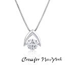 クロスフォーニューヨーク ネックレス レディース Crossfor New York クロスフォーニューヨーク ダンシングストーン ネックレス ペンダント レディース NYP-533 キュービックジルコニア シルバー925 シンプル 大人可愛い 誕生日プレゼント 女性 彼女 女友達 ギフト