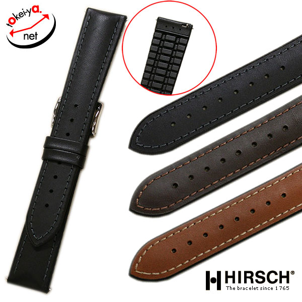 時計ベルト 18mm 19mm 20mm 21mm 22mm HIRSCH ヒルシュ ジェームス カーフ ×ラバー 防水 時計 ベルト 時計バンド パフォーマン...