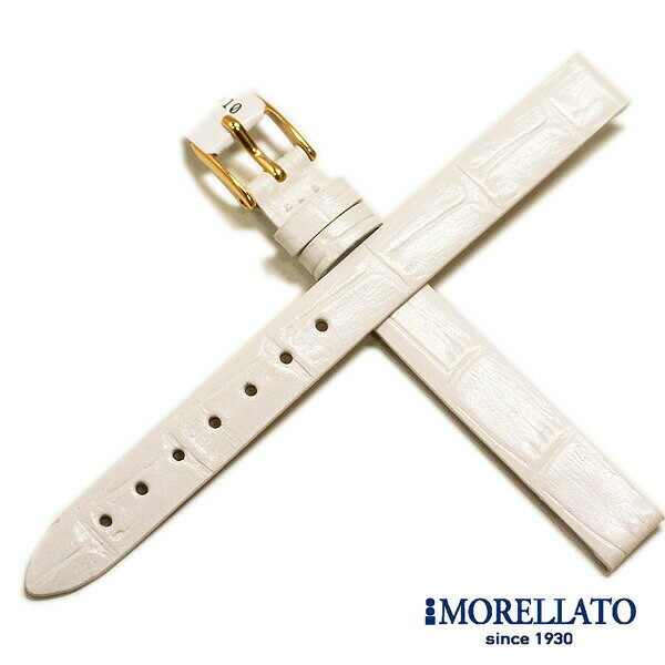 時計ベルト 6mm 8mm 10mm MORELLATO モレラート THIN シン 型押し 時計 ベルト 時計バンド D2860656 送料無料