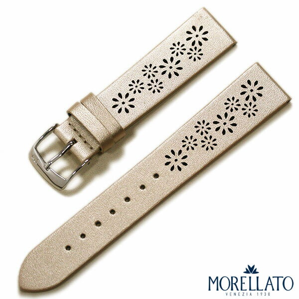 時計ベルト 14mm 16mm 18mm MORELLATO モレラート フラワーズ 合成皮革 時計 ベルト 替えベルト D5256C47 送料無料