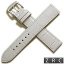 【ZRC】【ROCHET】ズッコロ YAOUNDE（ヤウンデ） 型押し ホワイト 時計ベルト