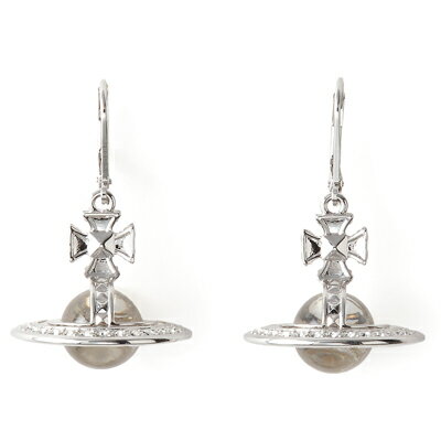 【全商品ポイント10倍！16日1:59迄】 Vivienne Westwood / ヴィヴィアンウエストウッド PINA ORB EARRINGS 19mm CLW 1 / 62020042-W110 ピアス アクセサリー ジュエリー レディース シルバー 【あす楽対応_東海】