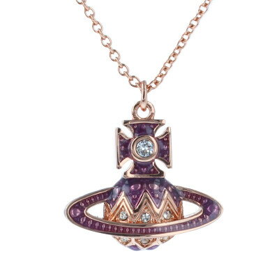 VIVIENNE WESTWOOD ヴィヴィアン ウエストウッド ARETHA BAS RELIEF SMALL PENDANT 20mm 63020193-G155ペンダント ネックレス アクセサリー レディース ピンクゴールド