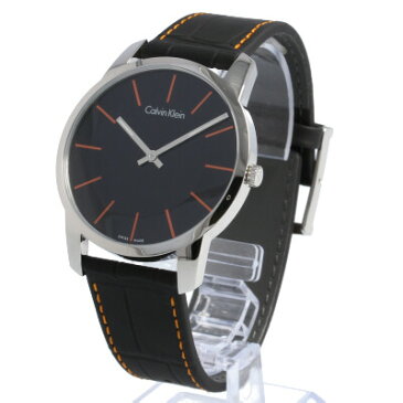 【超ポイントバック祭!】 CALVIN KLEIN / カルバンクライン K2G211C1 City シティ 腕時計 メンズ レザーベルト ステッチ CK 【あす楽対応_東海】