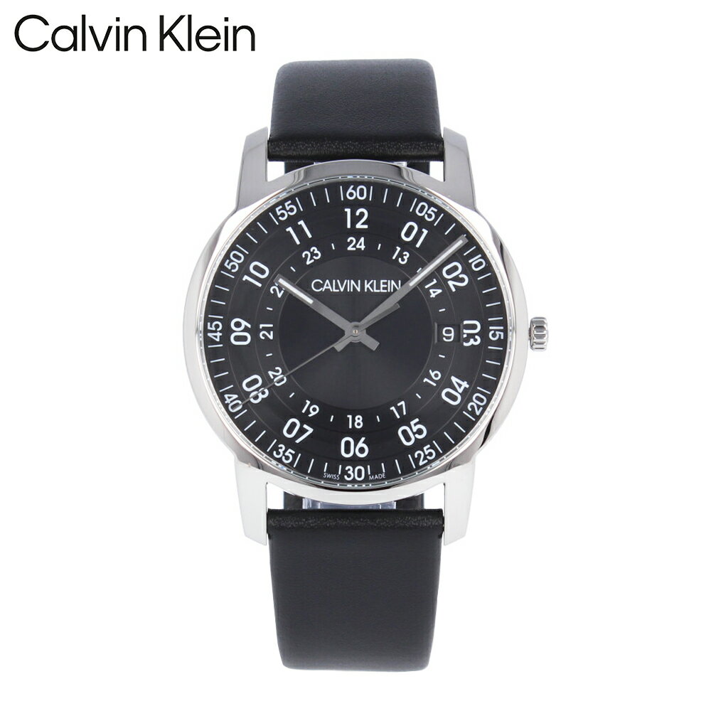 CALVIN KLEIN カルバンクライン腕時計 時計 メンズ クオーツ アナログ 3針 ステンレス レザー ブラック シルバー K2G2G1CBプレゼント ギフト 1年保証 送料無料