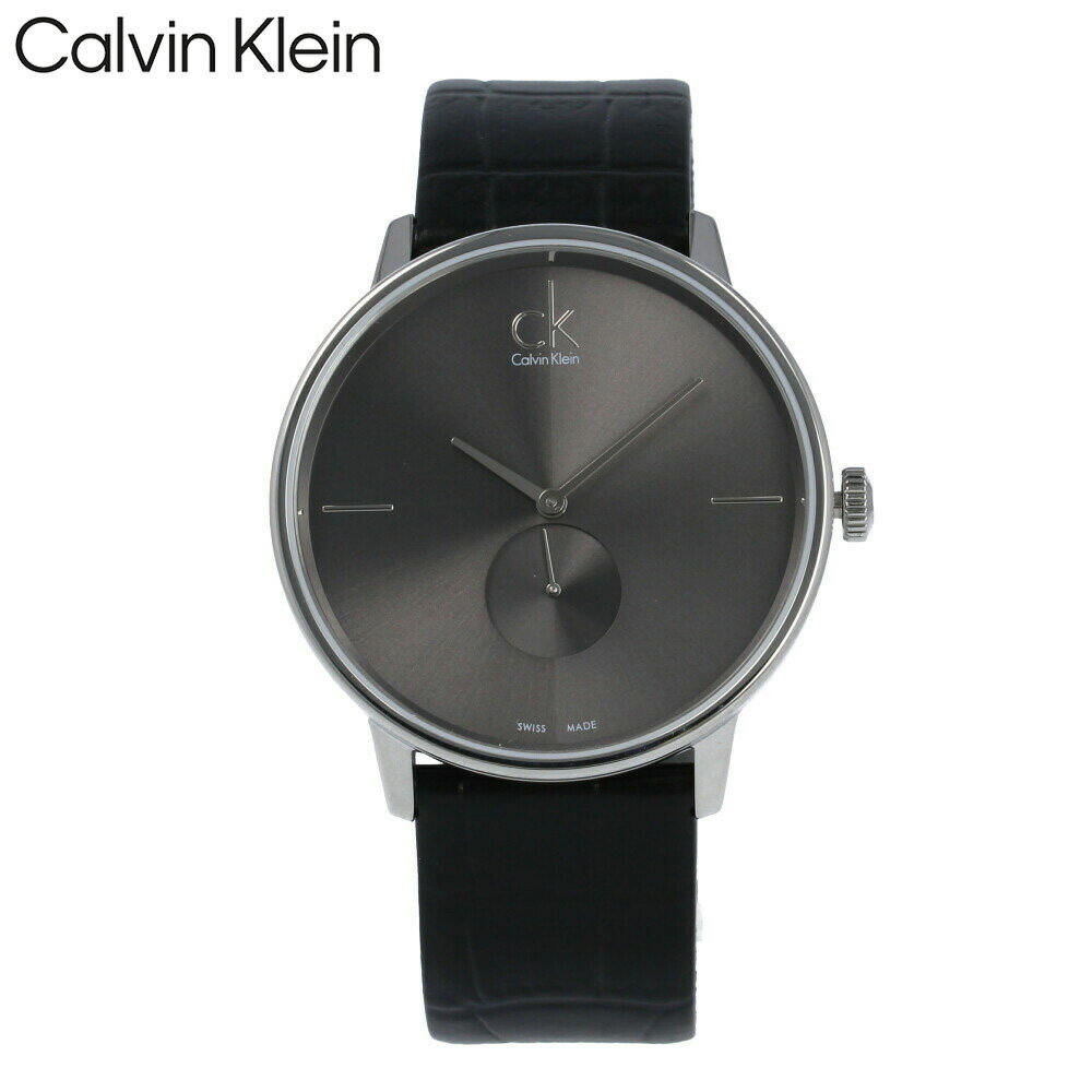 CALVIN KLEIN / カルバンクライン K2Y211C3-K 腕時計 メンズ Accent アクセント CK レザーベルト 【あす楽対応_東海】