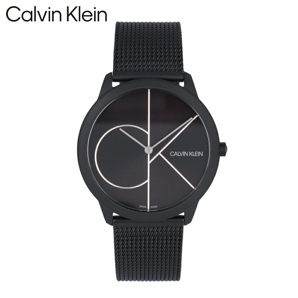 CALVIN KLEIN カルバンクライン MINIMAL ミニマル腕時計 時計 メンズ クオーツ アナログ 2針 ステンレス メッシュ ブラック K3M5145Xプレゼント ギフト 1年保証 送料無料